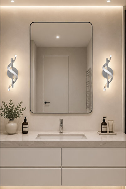 Turanconcept Felo Aplik (2 ADET) Modern Tasarım Dekoratif Led (GÜN IŞIĞI) (Pİ...