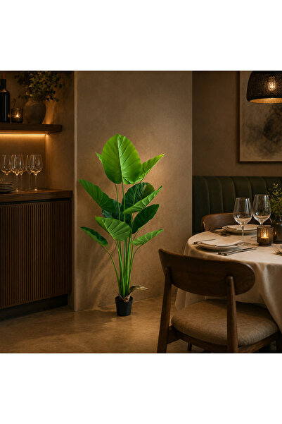Alessandro DESIGN Decoratiune Epipremnum Aureum, 160 cm, 12 frunze, Verde