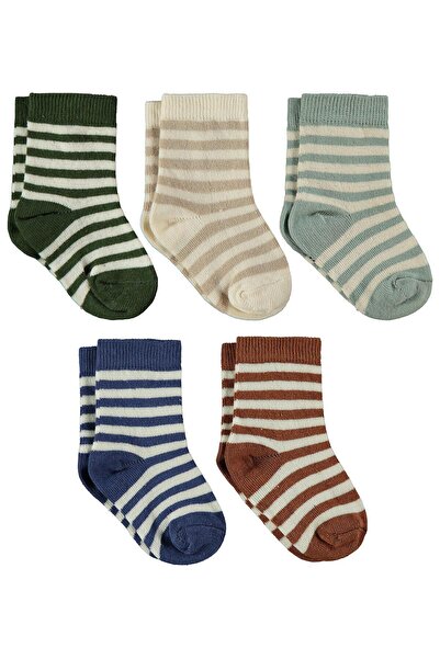 Civil Baby Çemberli 5'Li 6- Baby Boy Sock Set - Standard