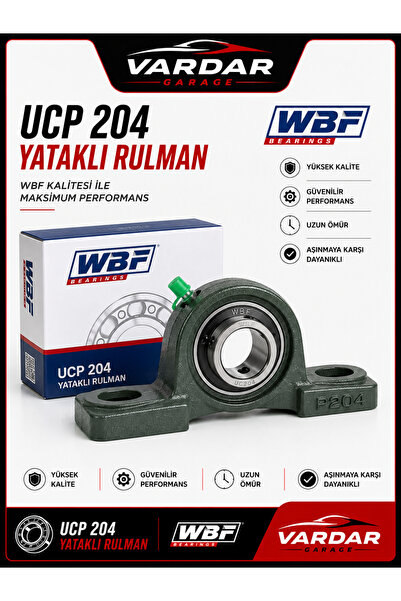 UCP 204 YATAKLI RULMAN BİLYALI YATAK 20 MM İÇ