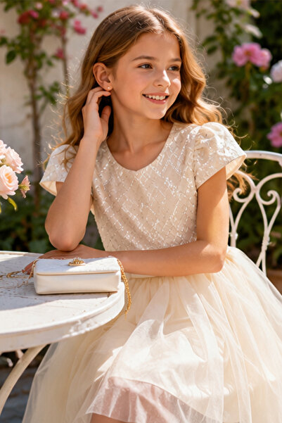 Cortigiani Girls Party Dress