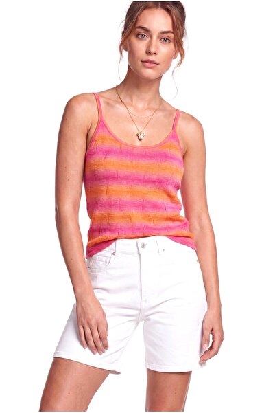 Peraluna Sunset Bloom Atlet, Kadın Atlet - Pembe Turuncu Multi