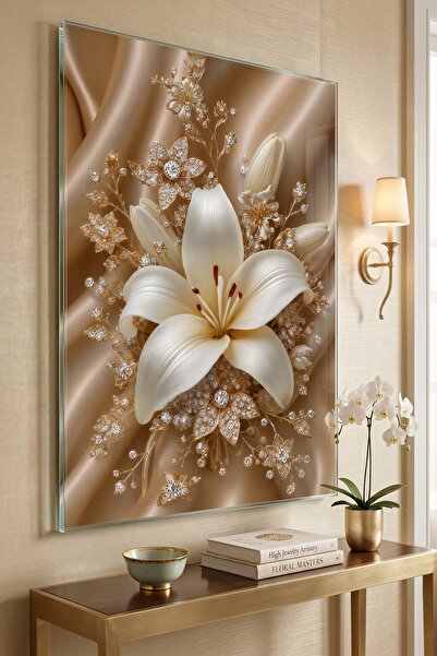 ARTAGE Glass Table Wall Decoration (Unbreakable) - Home Office Decorative Ite...
