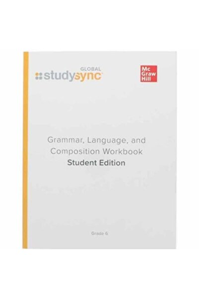 Mcgraw-Hill كتاب تمارين ماكجروهيل ستودي سينك للقواعد واللغة والكتابة للصف السادس