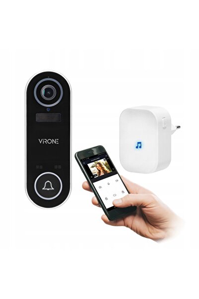 Orno Cameră video sonerie wireless Wi-Fi cu senzor de mișcare, aplicație TUYA