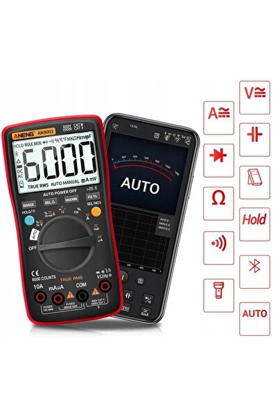 ANENG Multimetru Digital Tester Tensiune Curent Rezistență AN9002 PRO
