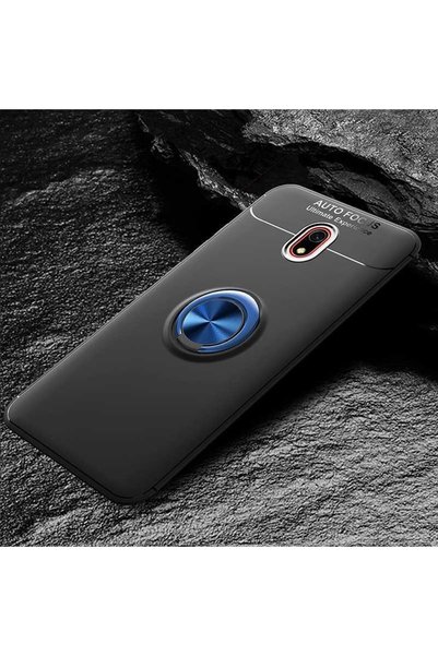 Ummeslem Silicone Ravel Cover with Rotatable Ring Stand for Xiaomi Redmi 8A C...