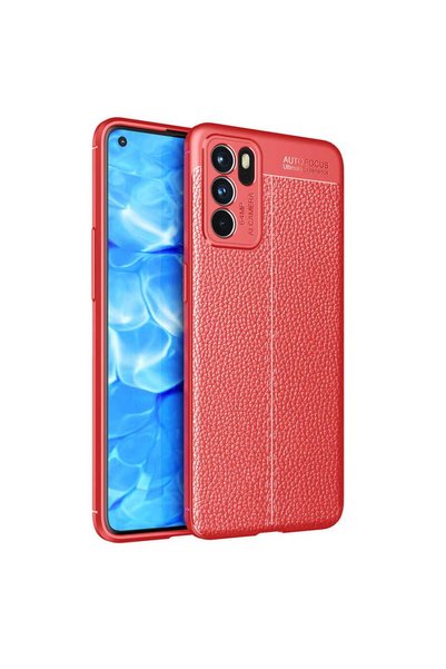Ummeslem Case Compatible for Oppo Reno 6 4g Mobile Phone Leather Look Soft Ca...