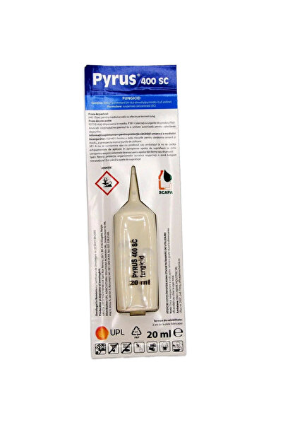 UPL Pyrus 400 SC – Fungicid de Contact – Vita de Vie, Par, Tomate, Floarea So...