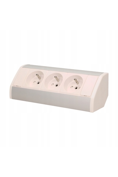 Orno Priză MEBEL 3x2PZ Albă ON-9001/W-G