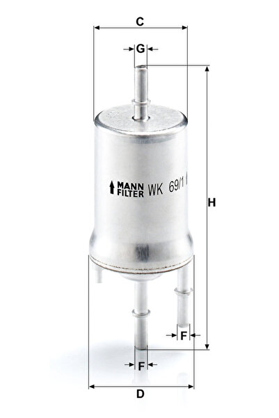 Mann-Filter FILTRU DE COMBUSTIBIL