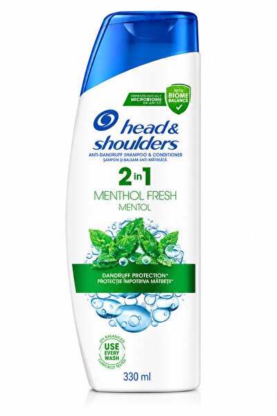 Procter & Gamble Șampon Head & Shoulders 330ml 2 în 1 mentol proaspăt
