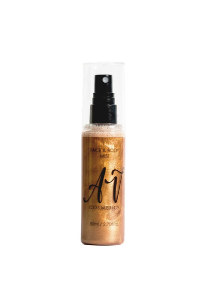 Lina AV Cosmetics Σπρέι Προσώπου & Σώματος & Σταθεροποίησης Λαμπερό 80ml