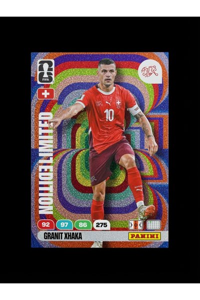 Panini بطاقة FWC 26 جرانيت إكساكا السويسرية الخاصة بكأس العالم إصدار محدود (ن...