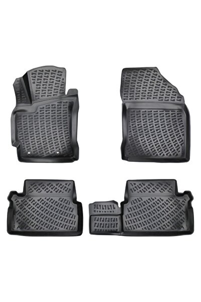 DELUXETUNING Set covorase auto cauciuc Toyota Auris II 2013-2019 forma tavita