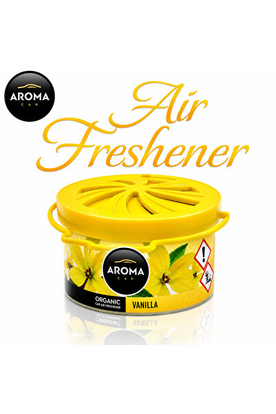 Aroma معطر هواء عضوي برائحة الفانيليا للسيارة، طويل الأمد، جل مضاد للانسكاب ل...