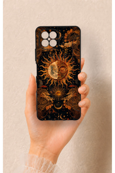 Vip Case Omix X600 Uyumlu Mistik Güneş Desenli Silikon Kılıf