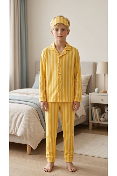 Arya Nisa Kids DEČAČKI PRAVČASTI PIZAMA SET