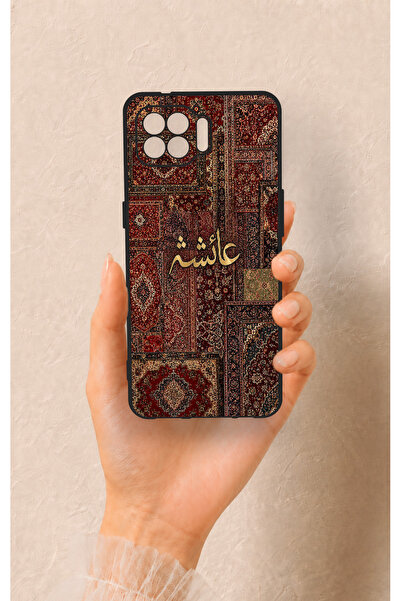 Vip Case Oppo Reno 4 Lite Uyumlu Vintage Halı Desenli Silikon Kılıf