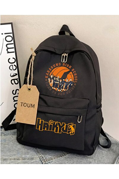 Touz Moda Anime Haikyuu Themed Printed School, Classroom, Course Backpack