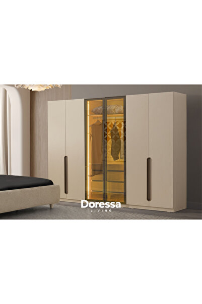 Doressa Living Strada 6 Kapılı Reflekte Camlı Gardırop