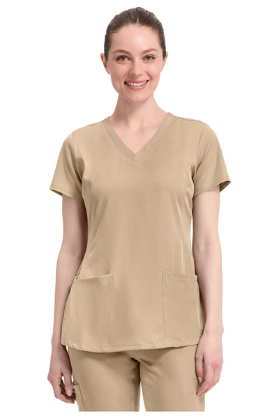 Healing Hands Hhe2500 Monica Women's Scrubs Top – Imported, 4-Way Stretch, Mo...