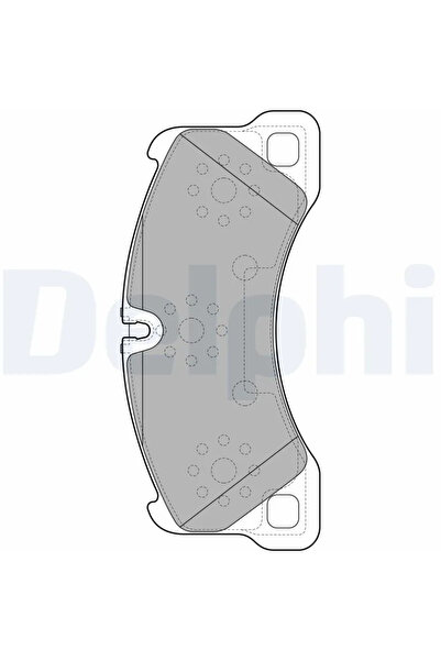 DELPHİ Set Placute Frana Frana Disc Porsche Cayenne/Panamera Vw Touareg 2002-...