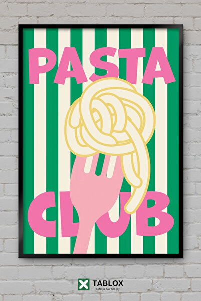 TABLOX Pasta Club Pasta Cafe Kitchen Design Πλαίσιο Διακοσμητικό Τραπέζι από ...