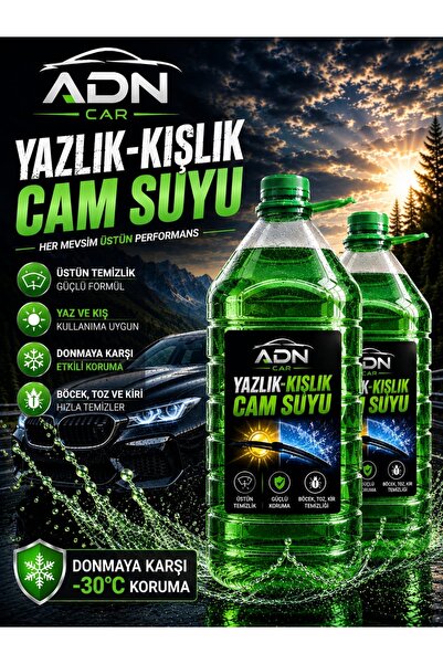 Genel Markalar YAZLIK-KIŞLIK ARAÇ CAM SUYU ÖZEL FORMÜL 5 LİTRE BEZ HEDİYELİ