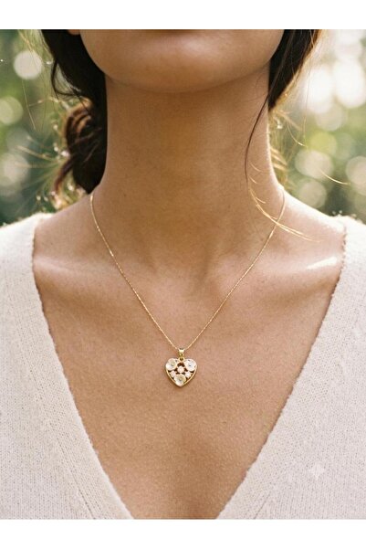 Beykan handmade Flora Heart/Floral Heart Necklace