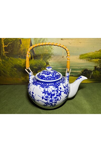 Generic Brand Porcelain Tea Pot - 13.5 cm Diameter 12.5 cm High - Jr5512