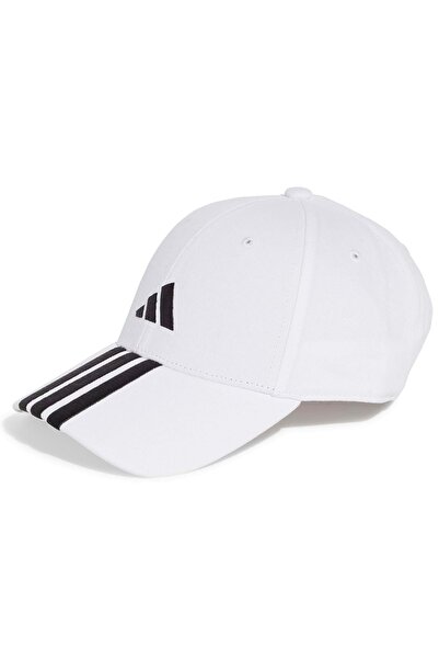 adidas Șapcă Unisex cu 3 Dungi și Logo Nou ALB