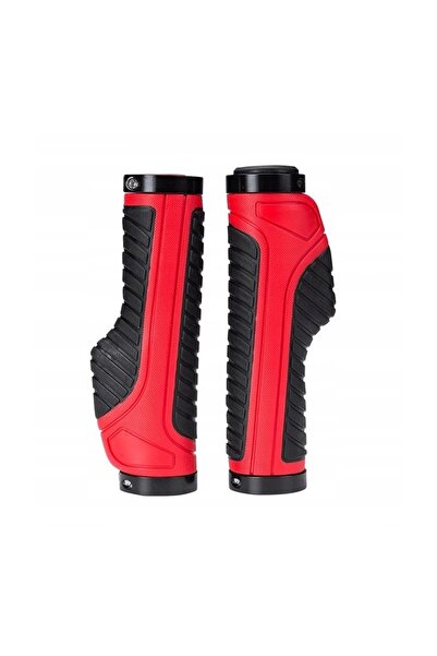 ROCKBROS Manșoane bicicletă BT1802, Cauciuc, 22 mm, Roșu