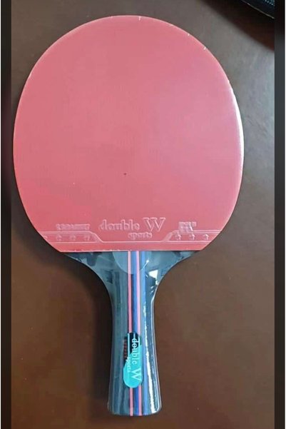 Generic Brand مضرب تنس طاولة احترافي من Double W معتمد من ITTF، مضرب بينج بونج عالي السرعة والتحكم، مقاس واحد