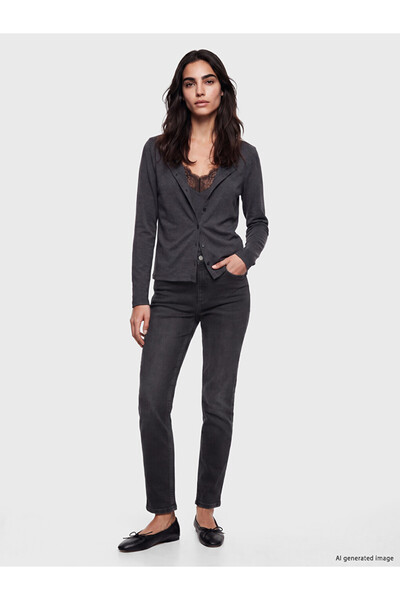 LC Waikiki Black Slim Fit Women's Jeans