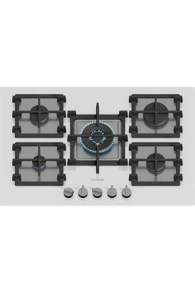 Siemens EP7A2QI40 Ocak Ankastre Gazlı Sert Cam Beyaz