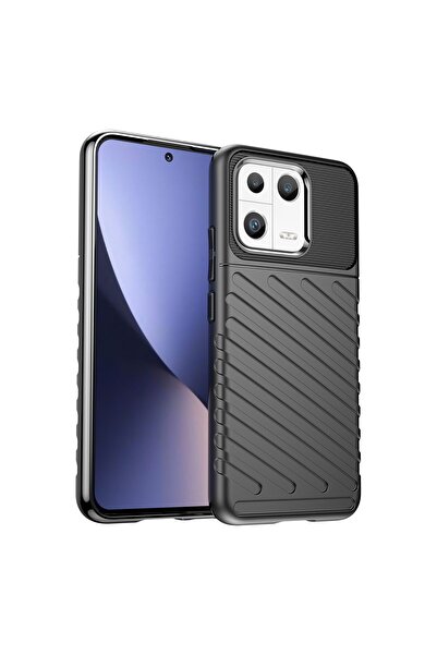 OEM Husă de protecție Thunder pentru Xiaomi 13, neagră