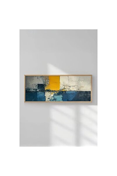 OEM Tablou decorativ înrămat Wallxpert, 50x120 cm, MDF de 2,7 mm, ramă din le...