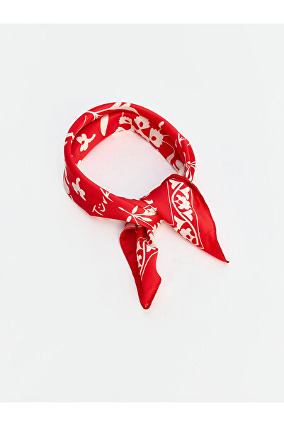 LC Waikiki Lcw Accessories Red Patterned Women's Scarf