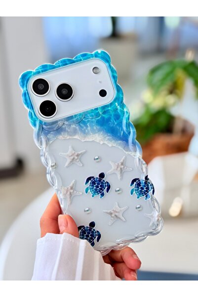 Go Aksesuar Iphone 17 PROMAX Uyumlu KARETTA Baskı Tasarımlı Koruyucu Esnek Si...
