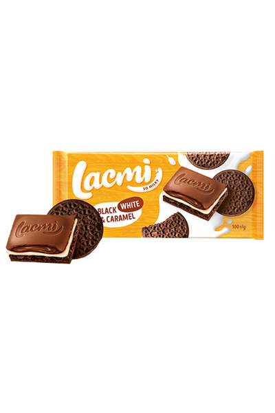 Roshen LACMI ΣΟΚΟΛΑΤΑ 100gr. - (BLACK WHITE ΚΑΙ ΚΑΡΑΜΕΛΑ)