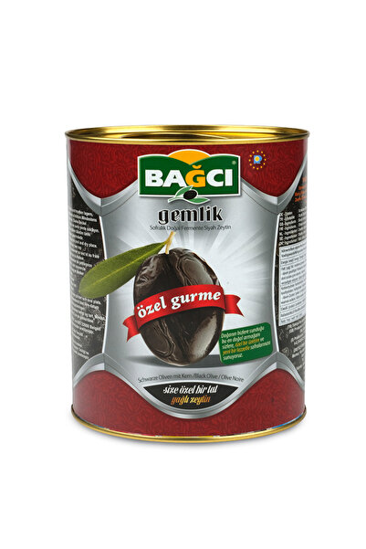 Bağcı Özel Gurme Siyah Zeytin 1 Kg Teneke