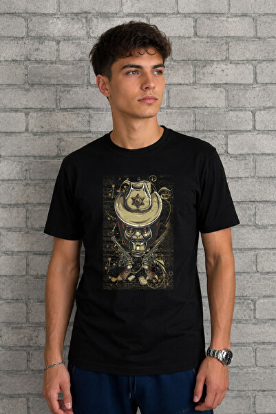 örses Gorilla Cowboy Printed Premium T-Shirt |   Special Gift Includes