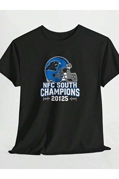 4Car Carolina Panthers 2025 NFC South Champions T-Shirt