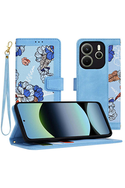Techsuit Husă pentru Xiaomi Redmi Note 14 4G (Regional), FlipCraft, albastru ...
