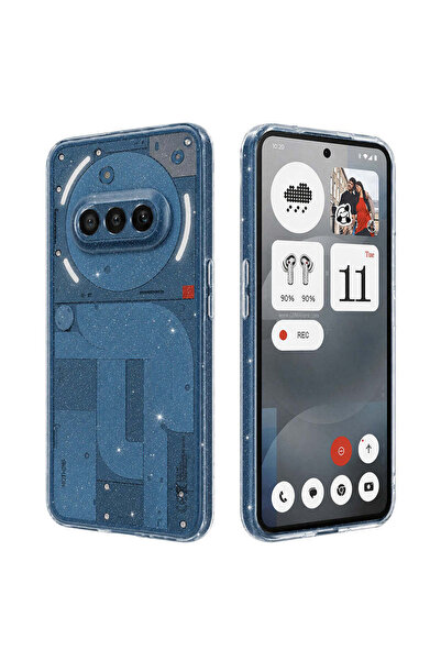 Techsuit Husă pentru Nothing Phone (3a), Seria SparkleSkin, transparentă - tr...