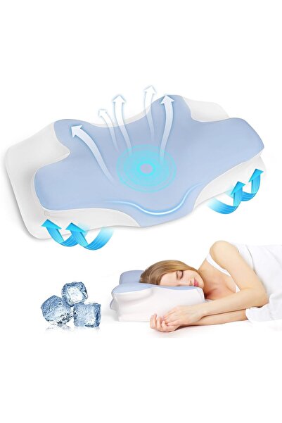 Arbest Memory Foam Pillow,Neck Pillow for Pain Relief Sleeping,Ergonomic Cont...