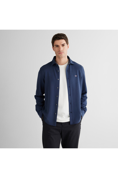 Gant Erkek Lacivert Standart Fit Gömlek