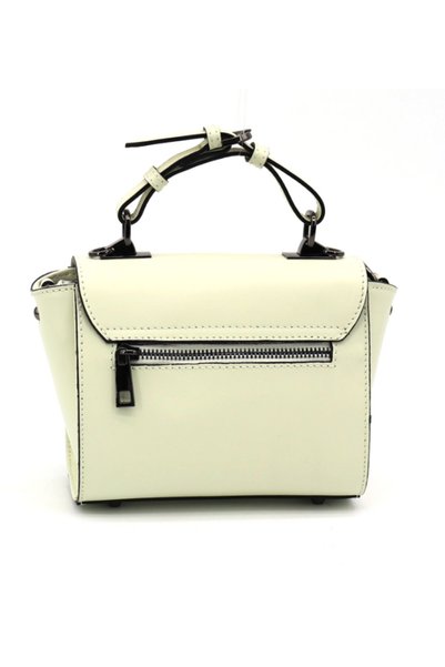 GAI MATTIOLO Italian Cow Leather Handbag with 2 Adjustable Shoulder Straps