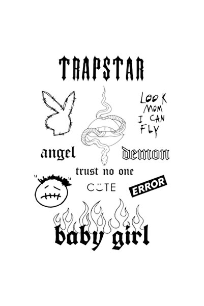 FlashTattoosRomania Tatuaj temporar, Flash Tattoos România, Trapstar, reziste...
